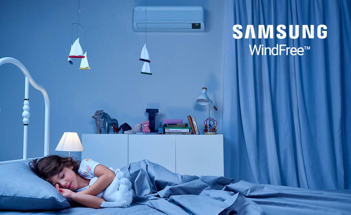 Con il climatizzatore Samsung WindFree ogni ambiente diventa ancora più confortevole